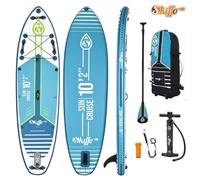 Stand Up Paddle Gonflable Sun Cruise 10'2 - 310x84x15cm (10"2'x33"X6") Skiffo - Dropstitch Double Couche Fusionné Pack Complet