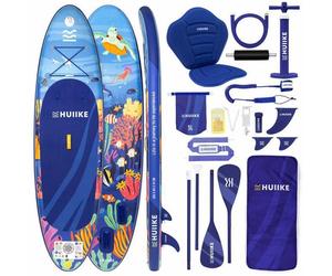 Stand up paddle - HUIIKE - Tide Coral Full Pack - 305x84x15 cm - Cap. 130 kg - Pack complet