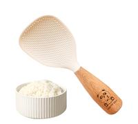 Stand Up Rice Paddle - Cuillère à riz en plastique | Cuillère à riz blanche non collante | Cuillère à riz non collante pour la cuisine | Cuillère à soupe à pagaie | Plastique résistant à la chaleur