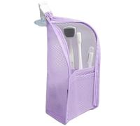 Stand Up Toiletry Bag, Large Capacity Wet Dry Separation | Transparent Cosmetic Bag Stand Up for Soap Lotion Toothbrush Toothpaste Hotel Dorm Business Trips Weekend Trip