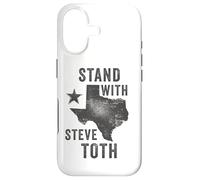 Stand with Steve Toth - Texas Grunge Graphic Conservative Coque pour iPhone 17