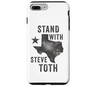 Stand with Steve Toth - Texas Grunge Graphic Conservative Coque pour iPhone 7 Plus/8 Plus