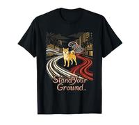 Stand Your Ground Japanese Shiba Inu - Souvenir d'Okinawa T-Shirt