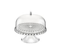 STANDÀ GÂTEAU AVEC CLOCHE "TIFFANY" ⌀30 Transparent
