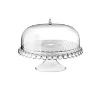 STANDÀ GÂTEAU AVEC CLOCHE "TIFFANY" ⌀36 Transparent