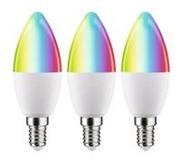 Standard 230 V Smart Home Zigbee 3.0 Bougie LED E14 3x470lm 3x5W RGBW+ gradable Dépoli G