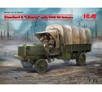 Standard B Liberty With WWI US Drivers 1:3 5 Plastique Model Kit Icm