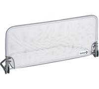 Standard Bed Rail 90 Cm, 18 Mois-5 Ans, Barrière De Lit Enfant Inclinable, Tissu Lavable En Maille, Auto-Verrouillage, Barrière De Sécurité Enfant Lit, Gris/Blanc