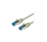 Value Cordon LAN Cat 6A | Component Level | Câble réseau S/FTP Ethernet avec connecteur RJ45 | gris 1,5 m