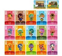 Standard Carte pour Amiibo Animal Crossing Frusde Série Canard Compatible avec Nintendo Switch-17pcs(8.5*5.5cm)