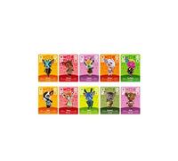 Standard Carte pour Amiibo Animal Crossing Frusde Série Cerf Compatible avec Nintendo Switch-10pcs(8.5*5.5cm)