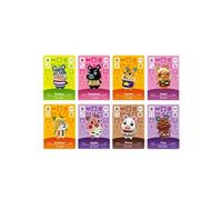 Standard Carte pour Amiibo Animal Crossing Frusde Série Hamster Compatible avec Nintendo Switch-8pcs(8.5*5.5cm) Multicolore G