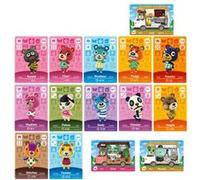 Standard Carte pour Amiibo Animal Crossing Frusde Série Ours Compatible avec Nintendo Switch-15pcs(8.5*5.5cm)
