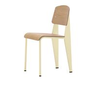 Standard Chaise de Salle à Manger Prouvé Blanc Colombe/Chêne