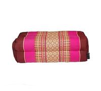 Standard - Coussin de Yoga et Méditation en Kapok Naturel - Burgundy Fuchsia - Confort Optimal, Posture Alignée, Coutures Renforcées - Léger, Compact et Facile à Transporter - Idéal Zazen et Pleine