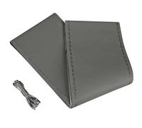 Housse de volant standard en cuir - L - Ø 37/39 cm - Gris