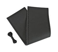 Housse de volant standard en cuir - L - Ø 37/39 cm - Noir