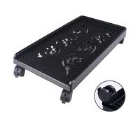 Standard CPU Support de tour PC, support de processeur mobile, chariot de support de tour de PC roulant avec 4 roulettes, support de boîtier PC s'adapte à la plupart des PC de jeu sous le bureau Norme