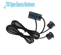 Standard Edition Module de télémétrie ultrasonique étanche 1 pièce, double sonde 0 évitement de robot d'angle mort