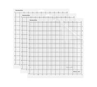 Standard Grip Cutting Mat for Silhouettes Cameo12x12 Inch Clear Adhesive Sticky Cutting Mats In 3pack Flexible Replacement Vinyl Cutting Mat for Craft