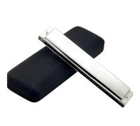 Standard Harmonica Harmonica diatonique 24 trous instrument en do majeur idéal pour les débutants adultes