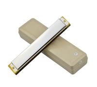 Standard Harmonica Harmonica diatonique en do à 24 trous instrument pour débutants et adultes.