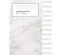 Standard Manuscript Paper: White Marble Blank Sheet Music