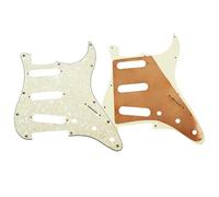 Standard Pickguard Pour Guitare Électrique Standard Professionnel SSS 11 Trous Feuille De Cuivre ST Guitare Électrique Pickguard Remplacement Pièces Modernes(Aged 4ply)