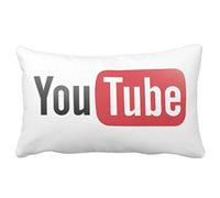 Standard Pillowcase/Taies d'oreillers Decorative YouTube Pillow case/Taies d'oreillers 20x36 Inches