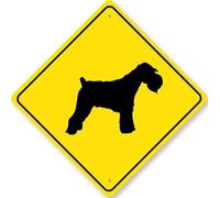 Standard Schnauzer Dog Diamond Sign