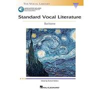 Standard Vocal Literature An Introduction To Repertoire Richard Walters Baritone Sheet Music Book 30 Art Songs And Arias For Beginners And Intermediate Singers Vocal Library Songbook