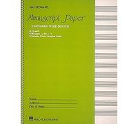 Standard Wirebound Manuscript Paper Green Cover 12 Staves Per Page Music Notation Guide For Composers Students And Musicians Hal Leonard Spiral-Bound Staff Paper