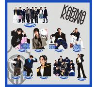 Standee acrylique StrayKids 2025-KARMA, Tournée mondiale 2025, Standee acrylique de la tournée mondiale S/TrayKids | Standee acrylique MIXTAPE DOMINATE & HOLLOW | Figurine "Karma" Album & "Ceremony" S