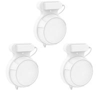 Stander Lot de 3 supports muraux simples et robustes compatibles avec TP Link Deco BE23 / BE25 / BE3600 / BE5000 Mesh WiFi 7 (blanc, 3 pièces)