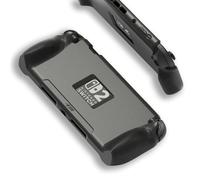 StandGrip pour Nintendo Switch 2 SAVAGE RAVEN by Skull & Co. : Coque de protection souple avec poignées texturées, protection complète, design antichoc, antidérapant et anti-rayures, Noir