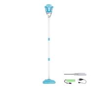 Standing Bubble Blower - with Light and Music Summer Outdoor Toy, 53-119cm Height Adjustable Bubble Machine for Kids, Boys Girls Outdoor Lawn Garden Party Wedding Summer Play, Pole | for Children Ente