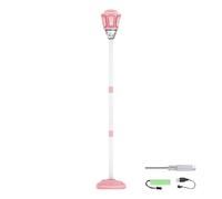 Standing Bubble Machine - Adjustable 21-47 inch | Bubble Blower with Light and Music, Automatic Bubbles Maker Toy, Height Adjustable Outdoor Bubbles Machine | for Garden Party Play