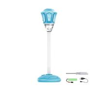 Standing Bubble Machine - Adjustable 21-47 inch | Bubble Blower with Light and Music, Automatic Bubbles Maker Toy, Height Adjustable Outdoor Bubbles Machine | for Garden Party Play
