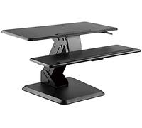 Standing Desk Converter 23.6inch Height Adjustable Sit to Stand Up Desk Home Office Desk Workstation with Keyboard Tray