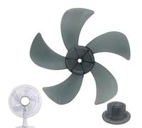 Standing Fan Leaf Replacement - Wind Blower Part, Universal Translucent Blade Attachment Assembly, Electric Ventilator Winged Rotor Balancing Hardware | Cooling Airflow Sweeper Accessory For T