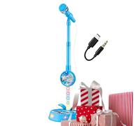 Standing Kids Microphone Adjustable - Height Singing Props with Light forxu | Students Microphone for Birthday Party Singing Home School | Outdoor Standing Kids Microphone Adjustable Height Singing Props