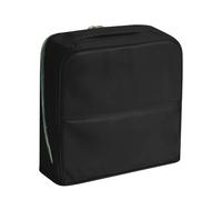 Standing Makeup Bag Organizer, Portable Cosmetic Toiletry Case, Travel Beauty Storage Pouch with Handle, Skincare Brush Lipstick Pencil Holder, for Gym Business Trip Commuting Use