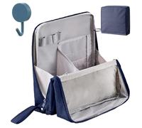 Standing Makeup Bag - Portable, Large Capacity, Relevanton Standing Makeup Bag, StandingMakeup Bags Portable, Multi-Purpose StandingMakeup Bags (Navy)