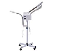 Standing Nano Spray Vapeur pour le visage PTC Machine à vapeur faciale multifonction avec buse rotative à 360 ° et panneau de commande LCD, appareil à vapeur professionnel pour le visage 30 minutes