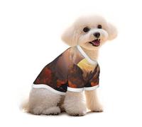 Standing Near The Castle T-shirt pour chien - Gilet pour animal de compagnie - Débardeur élastique - Pour chiens et chats - Joli pull respirant et doux - Taille S