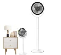 Standing Pedestal Fan 85cm 5 Speeds 3600mAh Rechargeable With Night Light