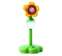 Standing Sunflower Automatic Bubble Machine, Rechargeable Dancing Garden Bubble Maker with Adjustable Height, Ideal Outdoor Party Decoration and Toy for Birthdays, Single Unit