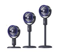 Standing Tower Fan - Height Adjustable Wind Blower, Rechargeable Room Coole