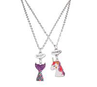 Stands Out, Supplying Outstanding Gifts Lot de 2 colliers d'amitié avec pendentif Best Friends, Plastique