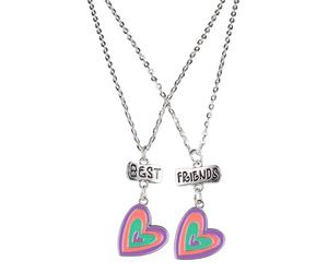 Stands Out, Supplying Outstanding Gifts Lot de 2 colliers d'amitié avec pendentif Best Friends, Plastique
